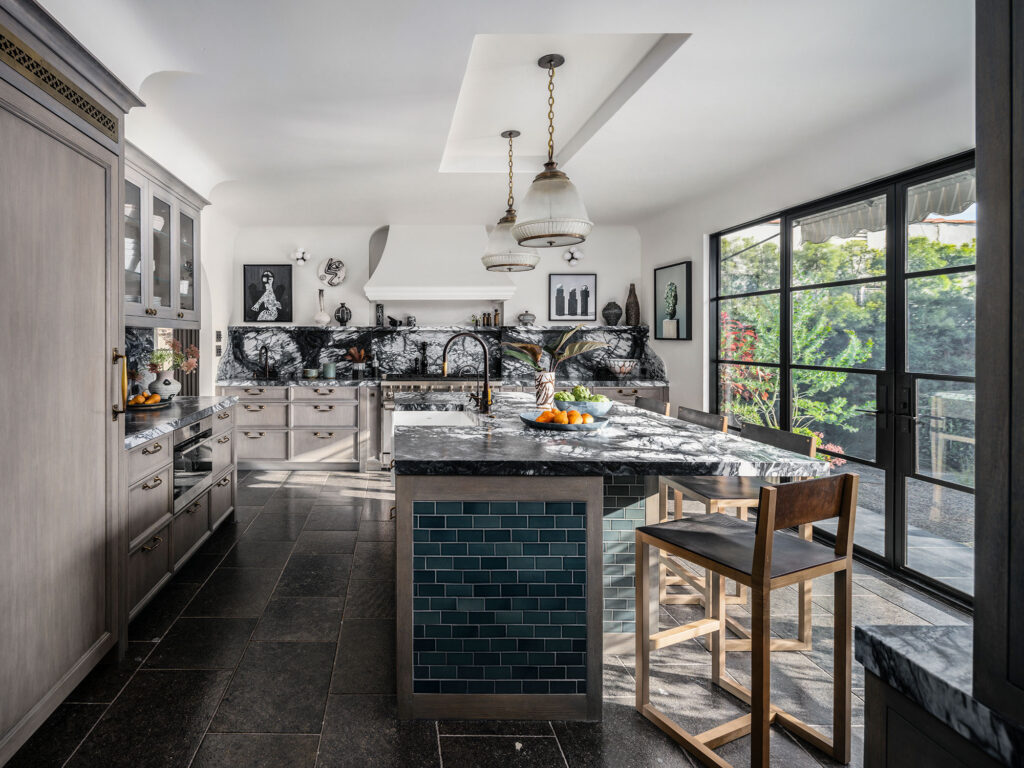 Gray Wood Kitchen by Jeff Andrews