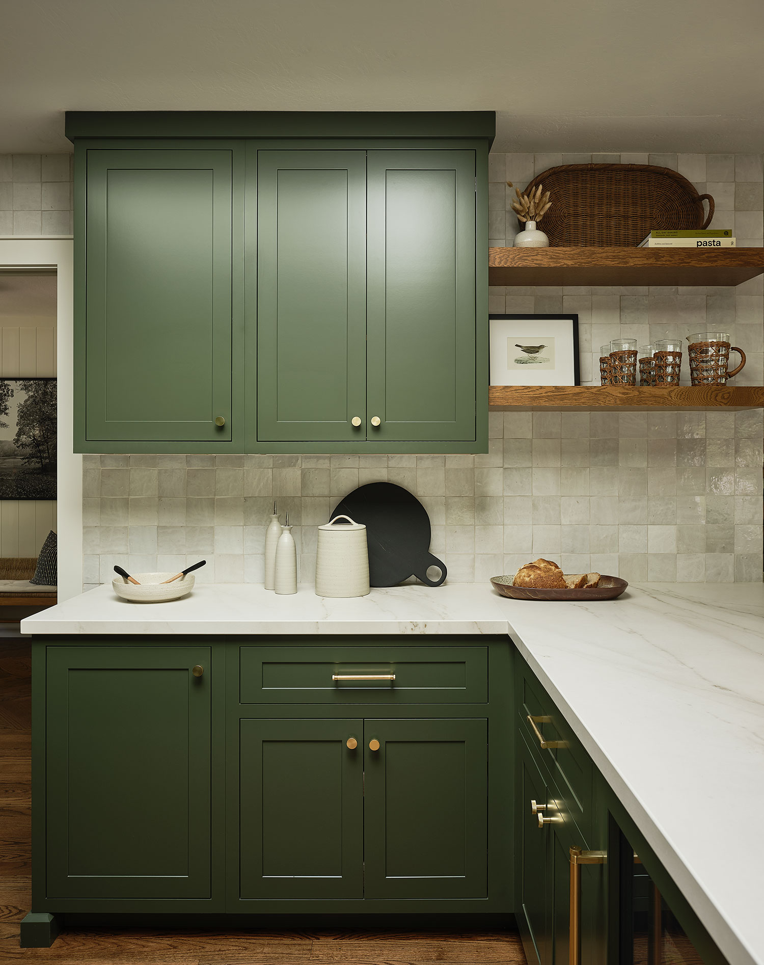 Green Kitchen Cabinets Susie Novak