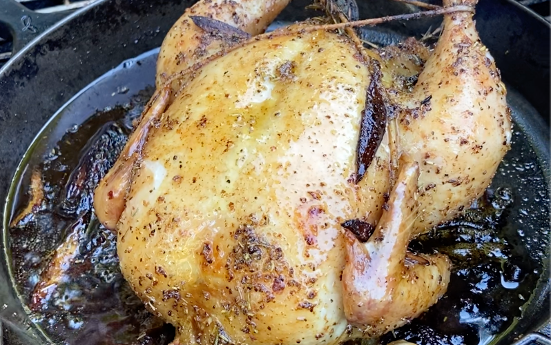 Grill-Roasted Chicken