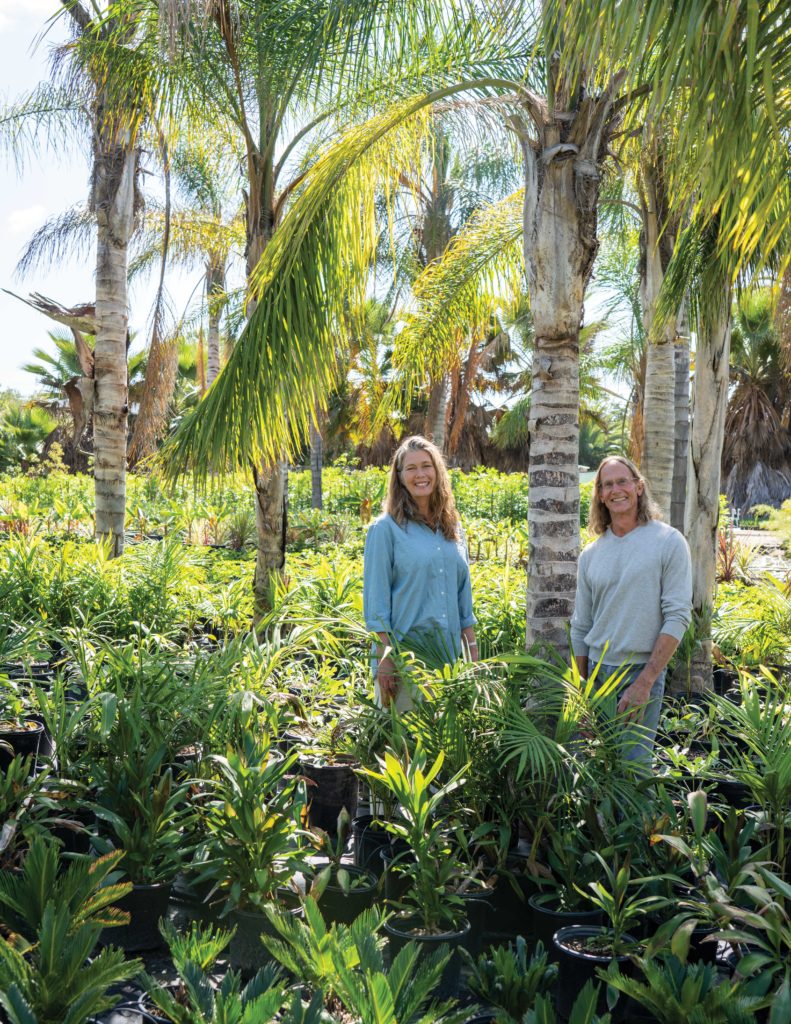 Flora Grubb and Gregg Opgenorth in the Garden