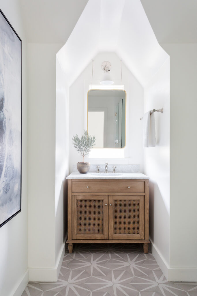 Hancock Park Carriage House Bathroom by Jenn Feldman