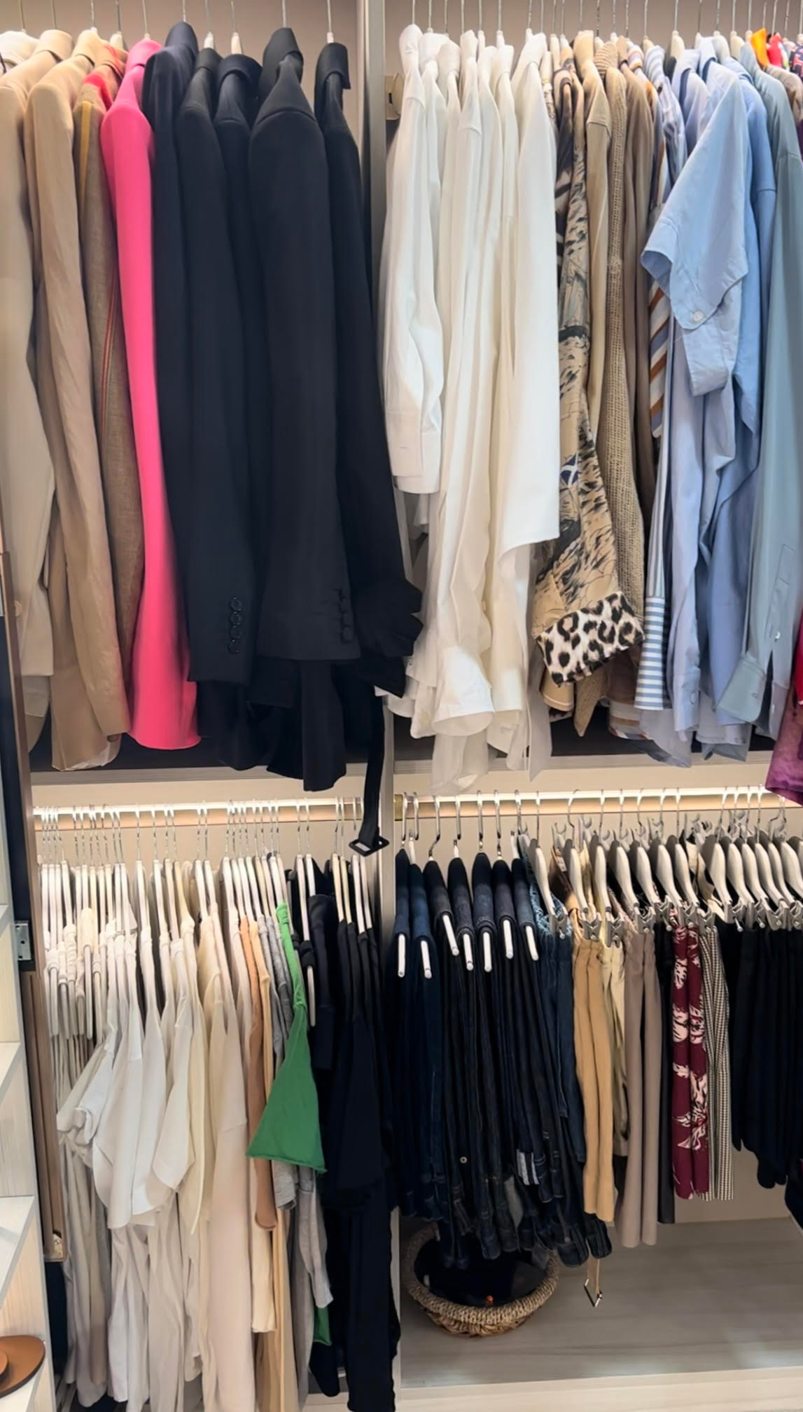 Hanging Clothes in Closet