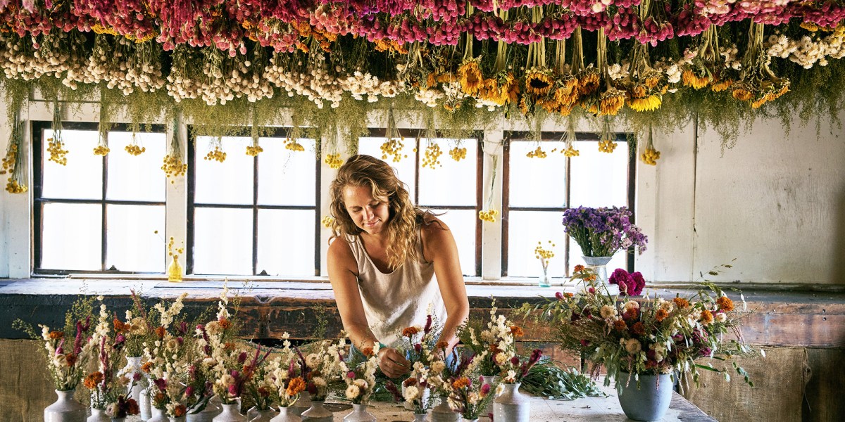 Hannah Muller Full Belly Farm Floral Arranging Bud Vases