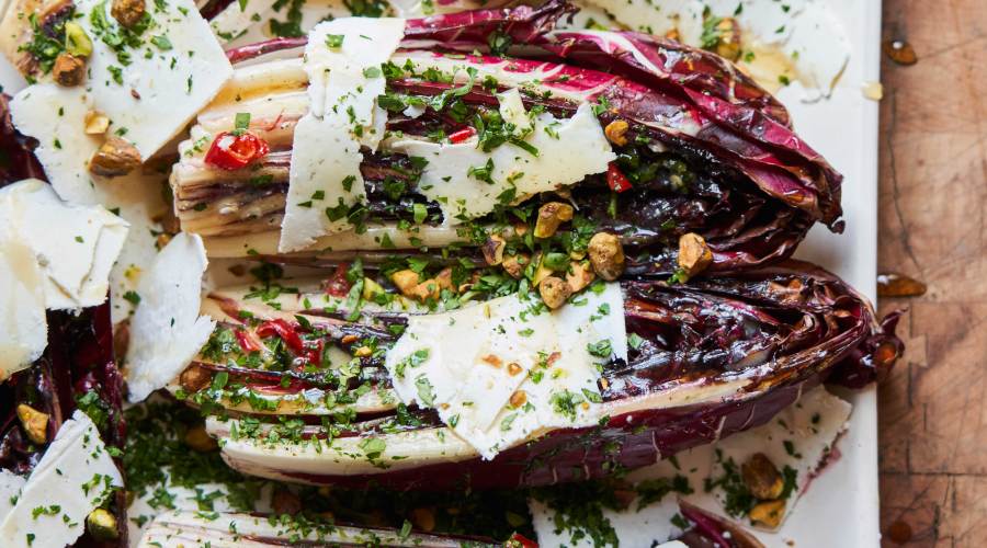 Grilled Treviso Radicchio Salad