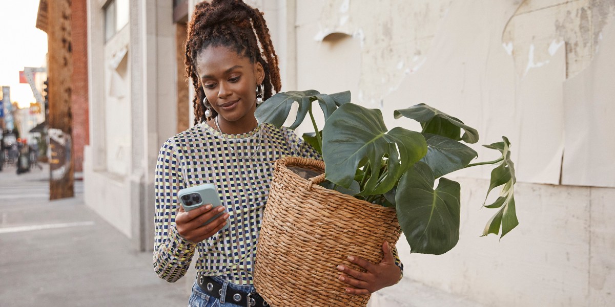 Woman with a Plant