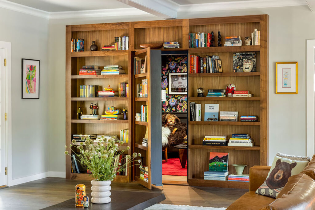 Hidden Door Bookcase by Clara Jung