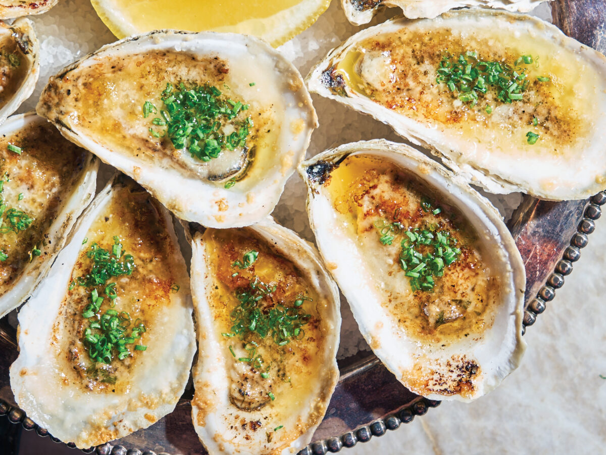 Queen Street Broiled Oysters Close-Up