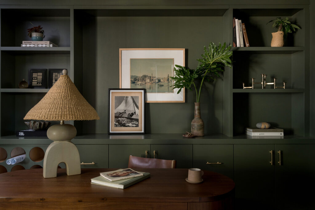 Home Office in 1970s Lake House by Lizzie Green