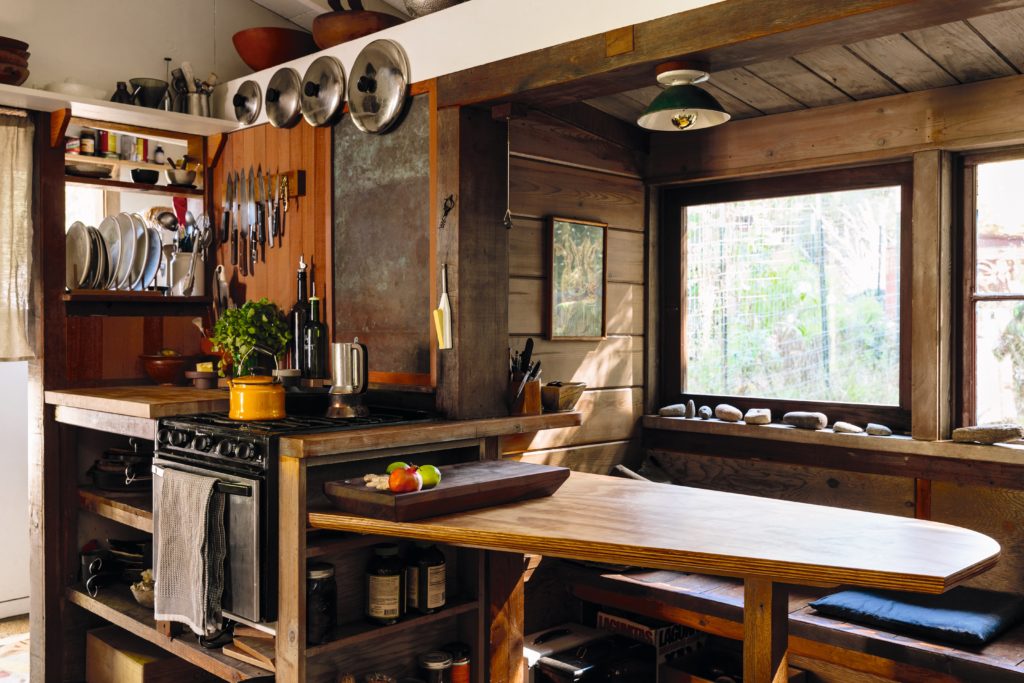 simple kitchen Ido Yoshimoto Inverness cabin "How to Get Away" book