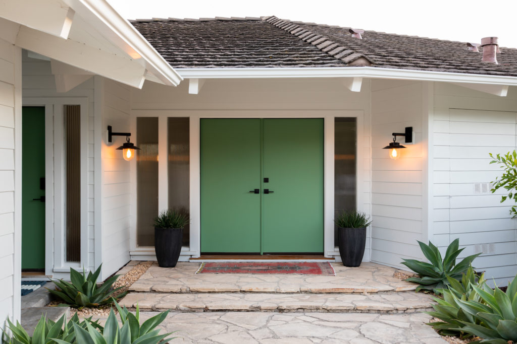 Farrow & Ball Folly Green front door