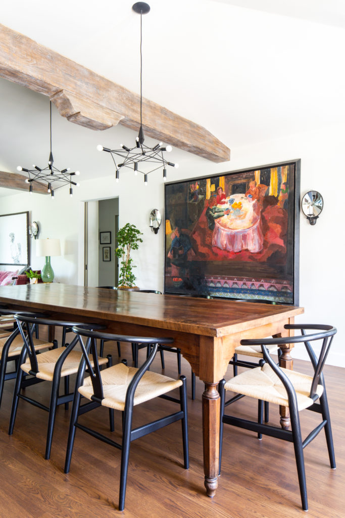 Spanish home remodel dining room Toni Lewis architect