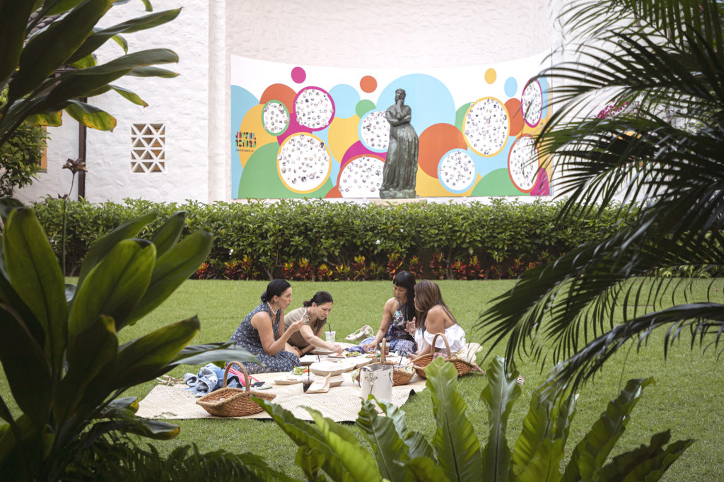 Honolulu Museum of Art Courtyard