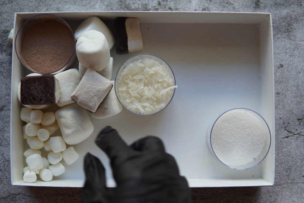 luxe bite la hot cocoa charcuterie box