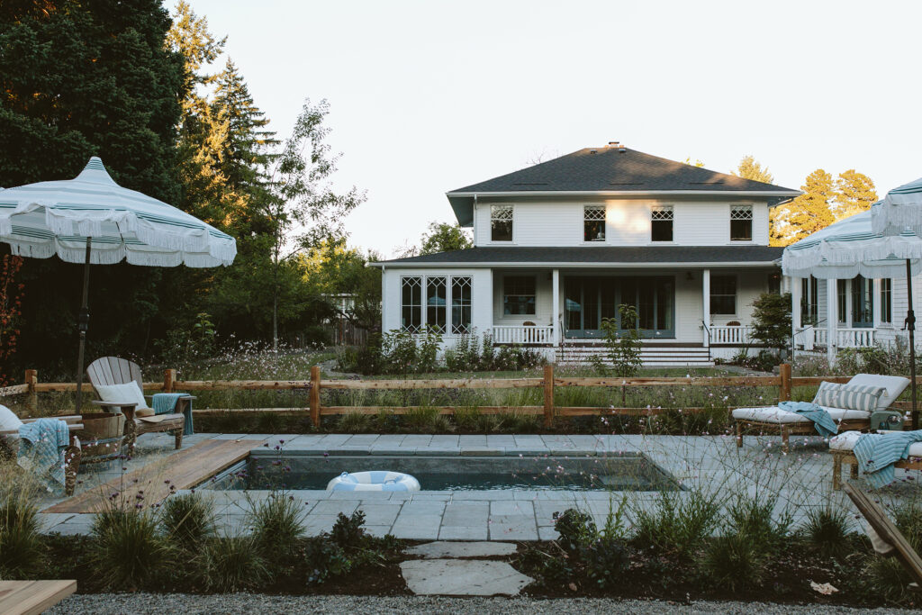 House Exterior Emily Henderson Pool