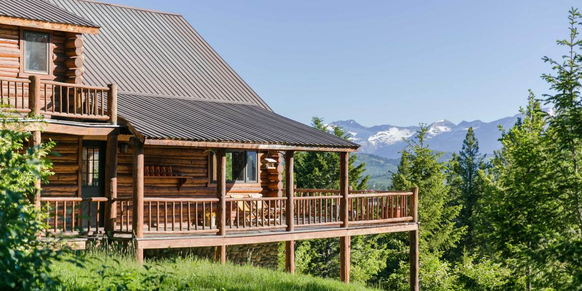 Housley Wyoming Cabin in Daylight