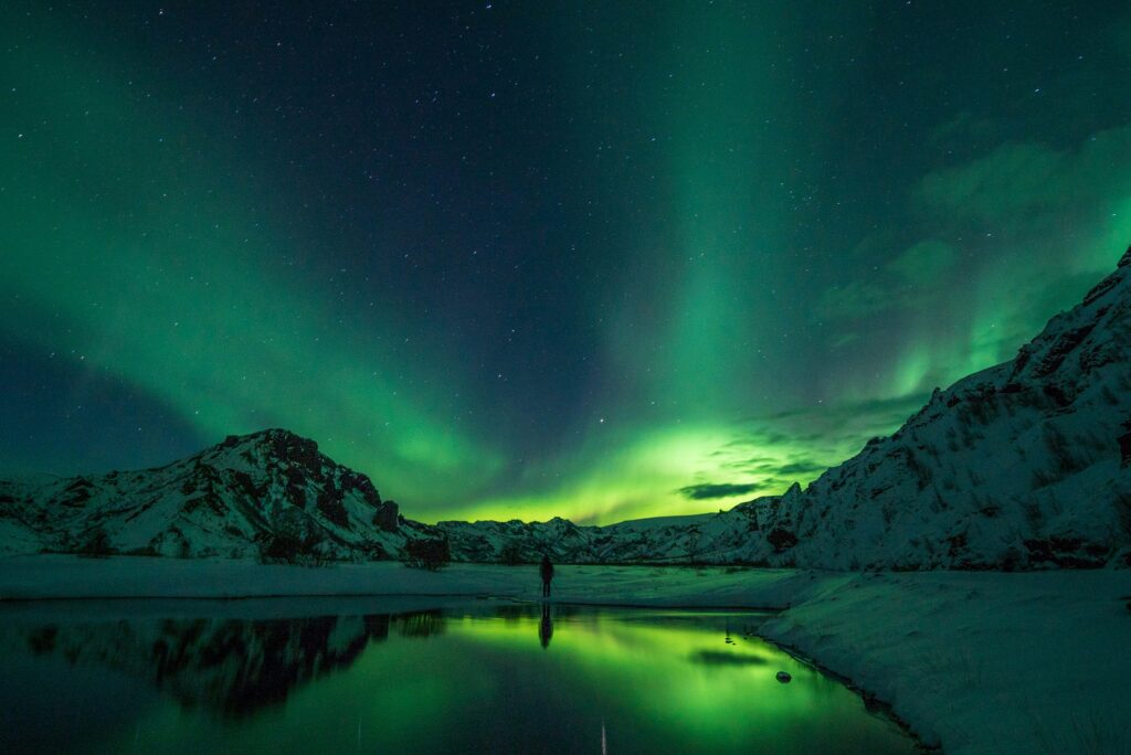 Northern Lights at a Remote Lake