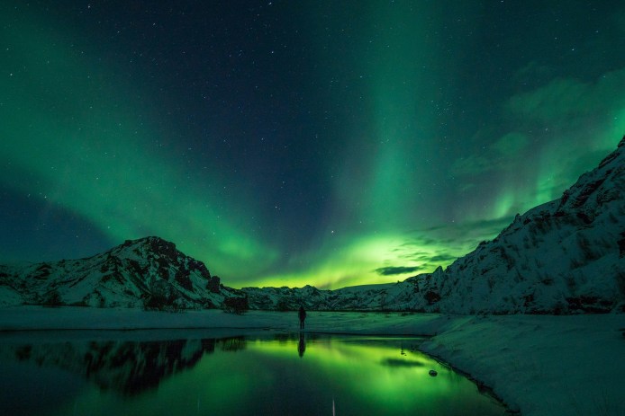 Northern Lights at a Remote Lake