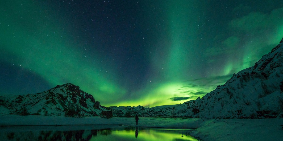Northern Lights at a Remote Lake