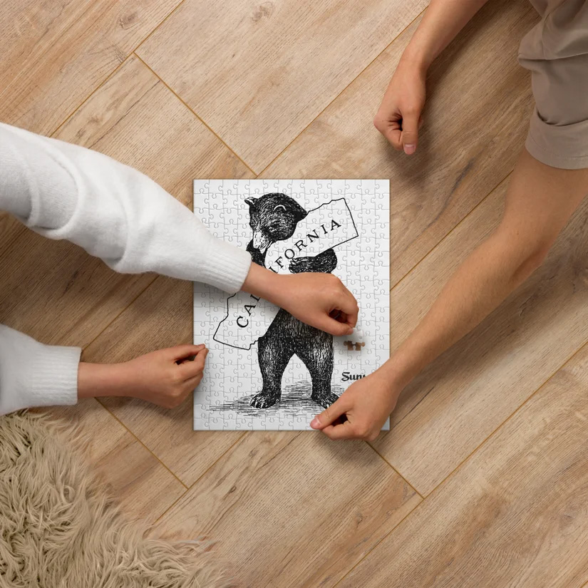 I Love You California Puzzle