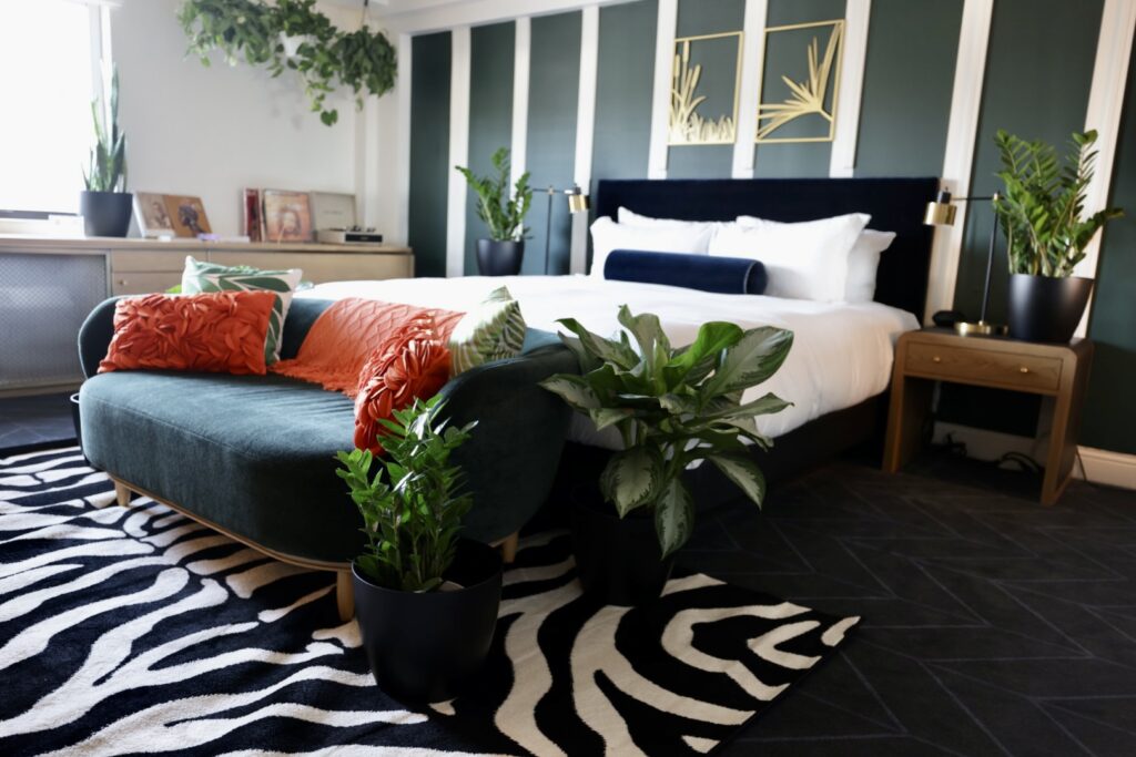 Kimpton Alton San Francisco plant rental program with Blk Girls Green House