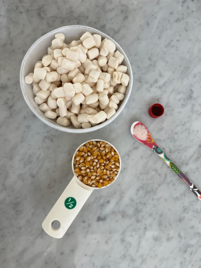 Ingredients for TikTok Viral Popcorn Recipe