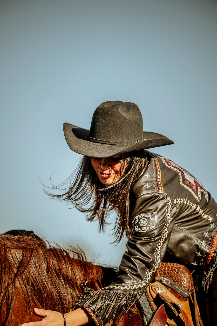 IRON Rodeo Woman Hat and Fringe
