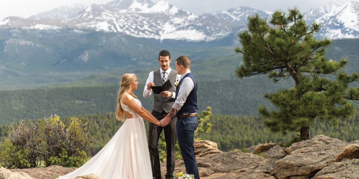 Iver Marjerison Officiating Wedding Coloradomicroweddings.com