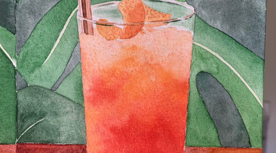 Aperol Spritz Shave Ice