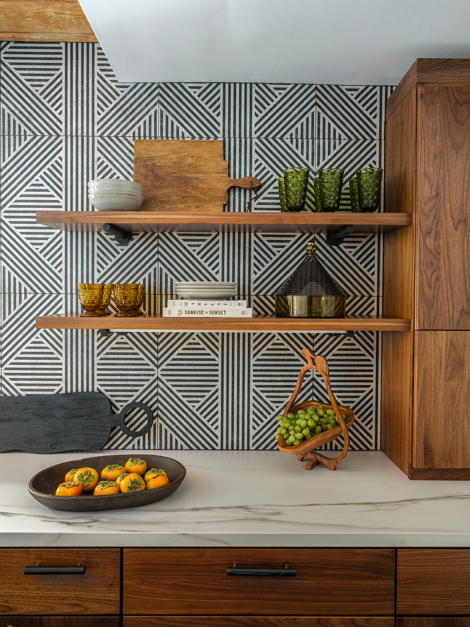 Kitchen Backsplash in Nureed Saeed Home