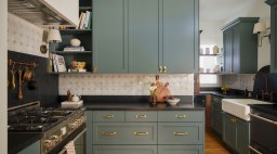 Kitchen Cabinets in SF Victorian Kitchen by Shiny Shed