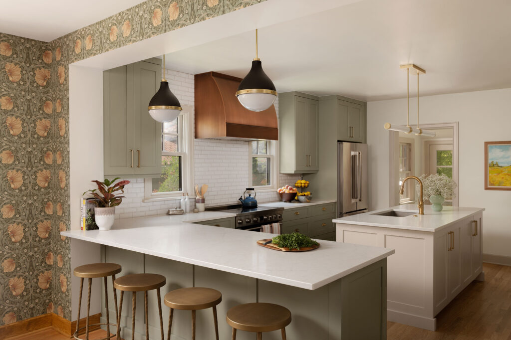Kitchen in Denver English Tudor by Atelier Design