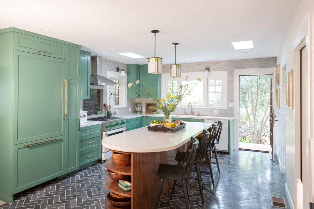 Kitchen in Eagle Rock House by Arterberry Cooke
