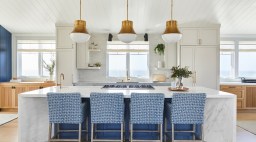 Kitchen in Hermosa Beach House by Christine Vroom