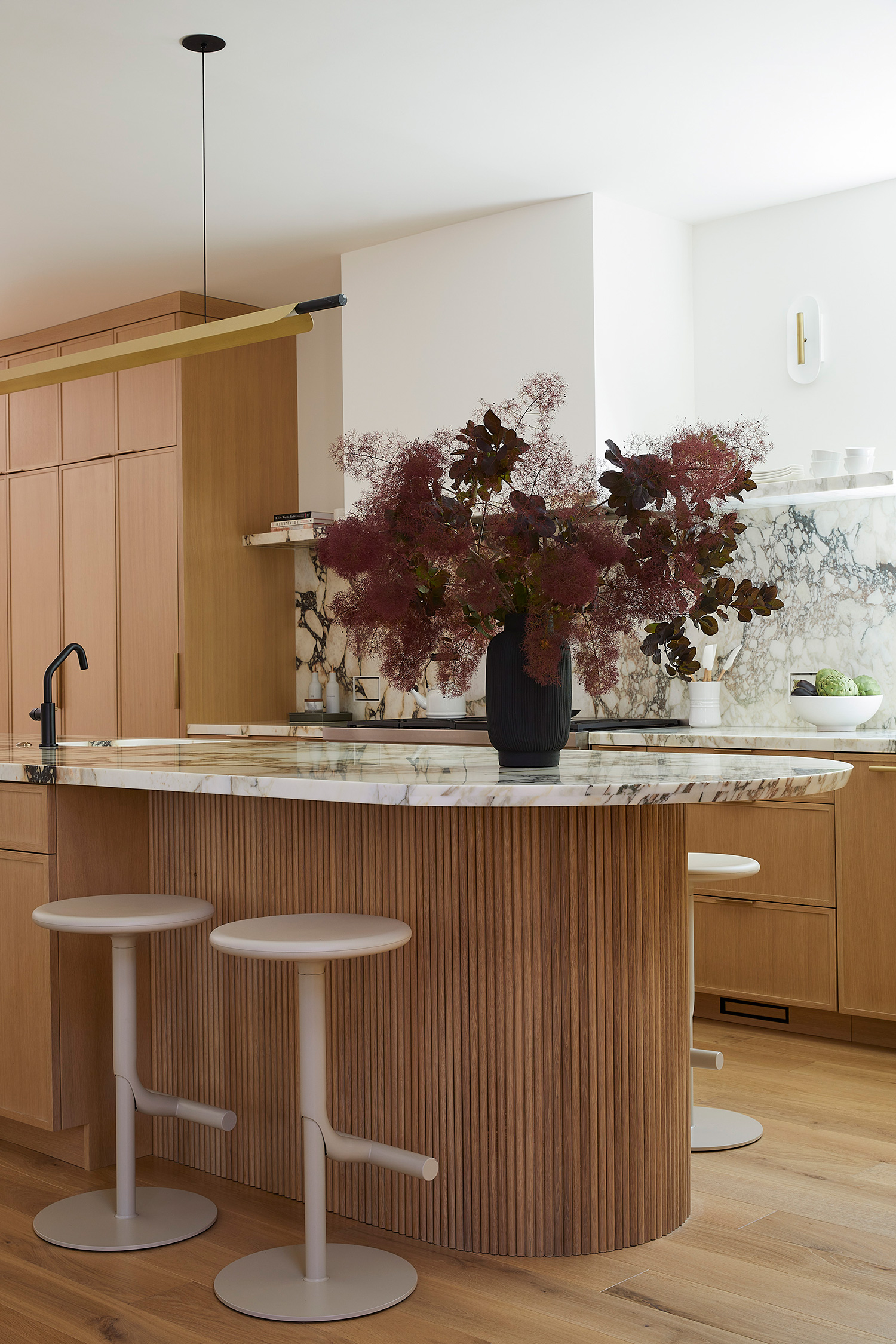 Kitchen Island in Fremont Kitchen by Nina Jizhar