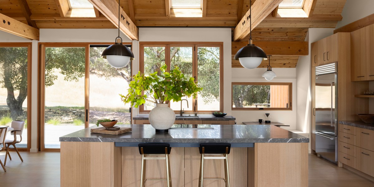 Kitchen Island Sonoma House by Westward Atelier