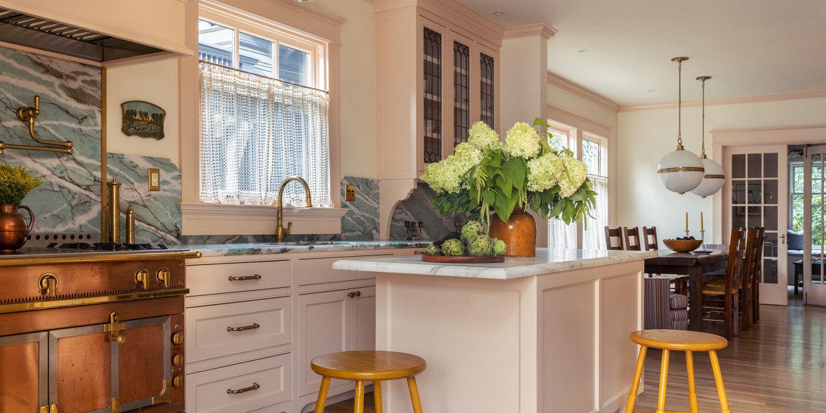 Kitchen in Seattle House by Kenna Stout/Brio Interior Design