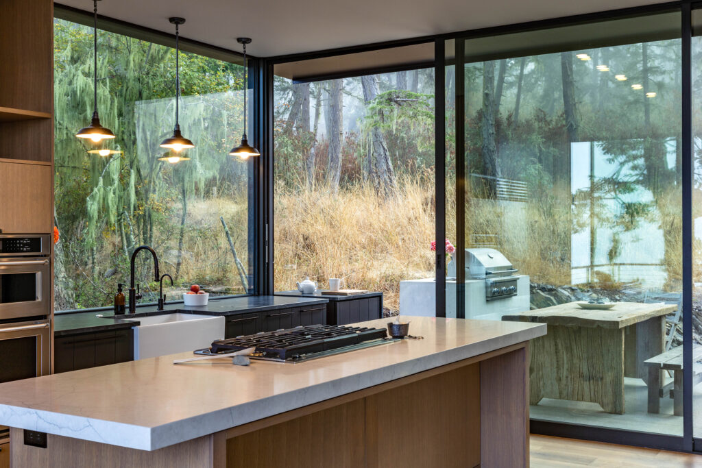 Kitchen in Lopez Island House