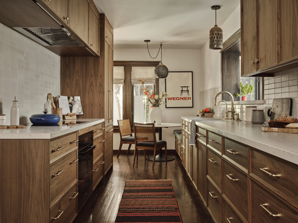 Kitchen in Palisades Craftsman by Tanya Paz