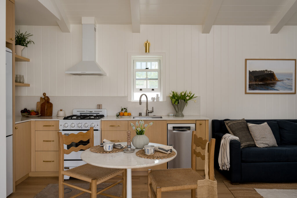 Kitchen in Palos Verdes ADU by Salthouse Collective