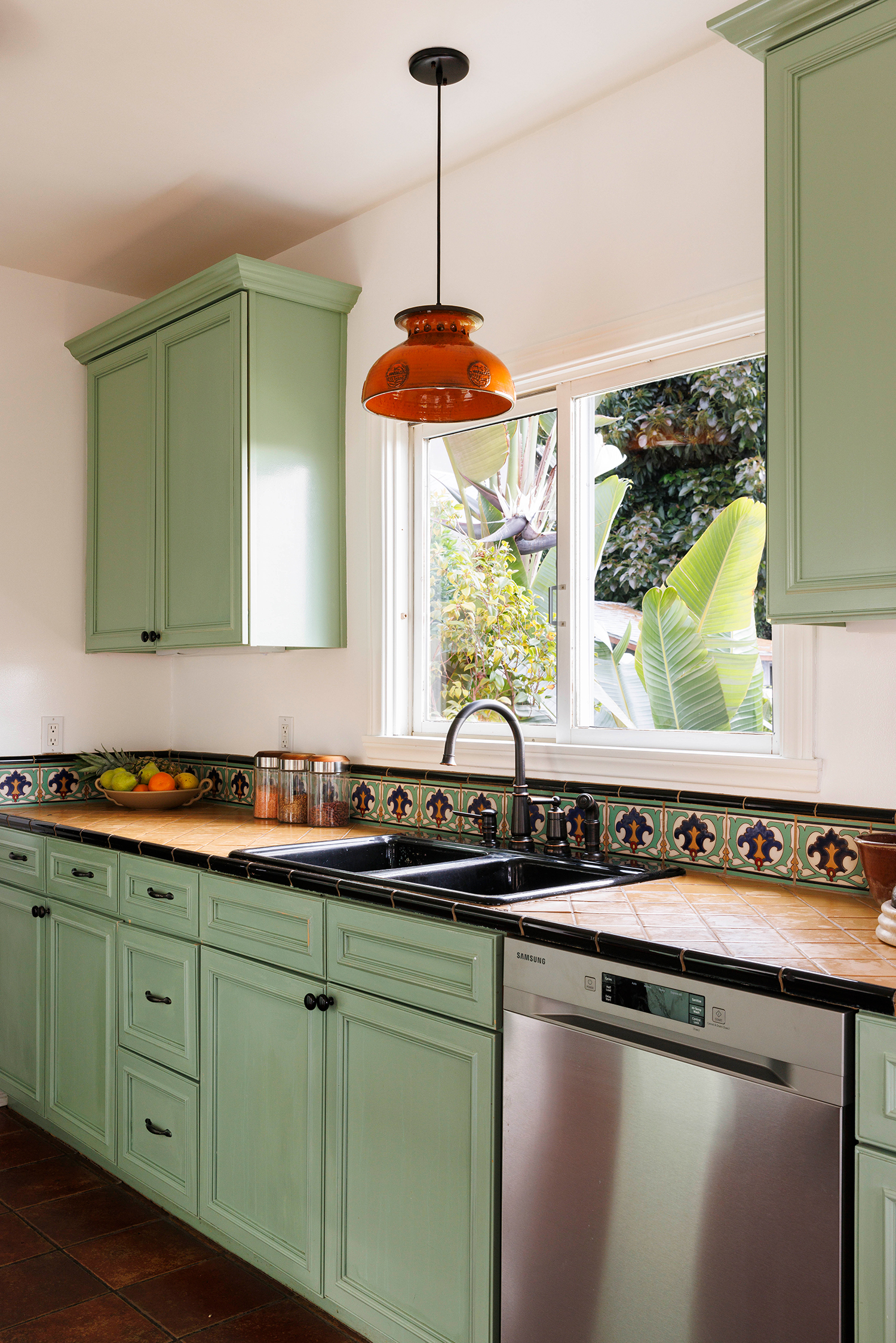 Kitchen in Pink Mount Washington House