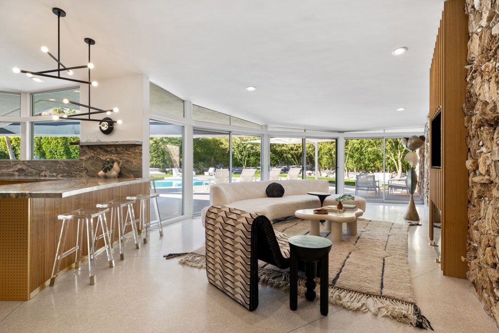 Kitchen Seating in The Alexander House 1960 Elvis Honeymoon House