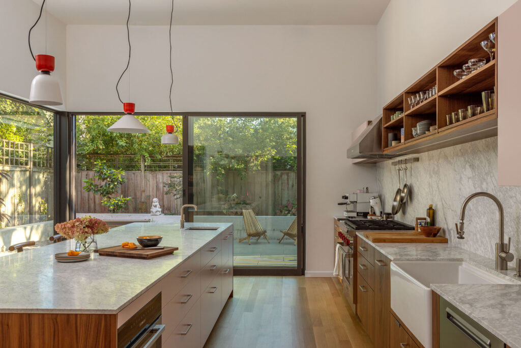 Kitchen Seattle Art Studio House by SHED Architecture