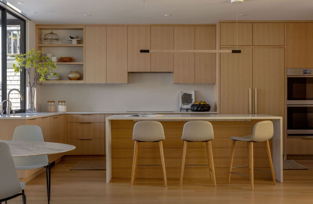 Kitchen in Seattle Houseboat by NB Design
