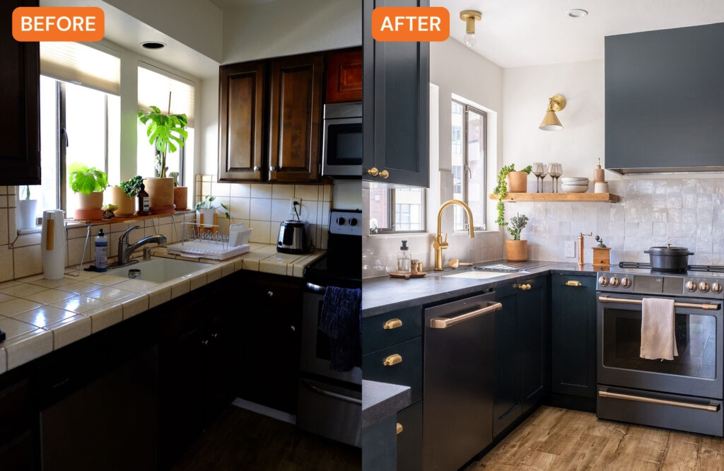 Kitchen Sink in Oakland Kitchen by Gina Rachelle Design