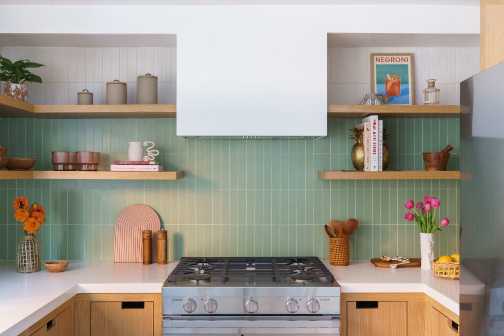 Kitchen Stove in West Hollywood Kitchen by Lizzie Green