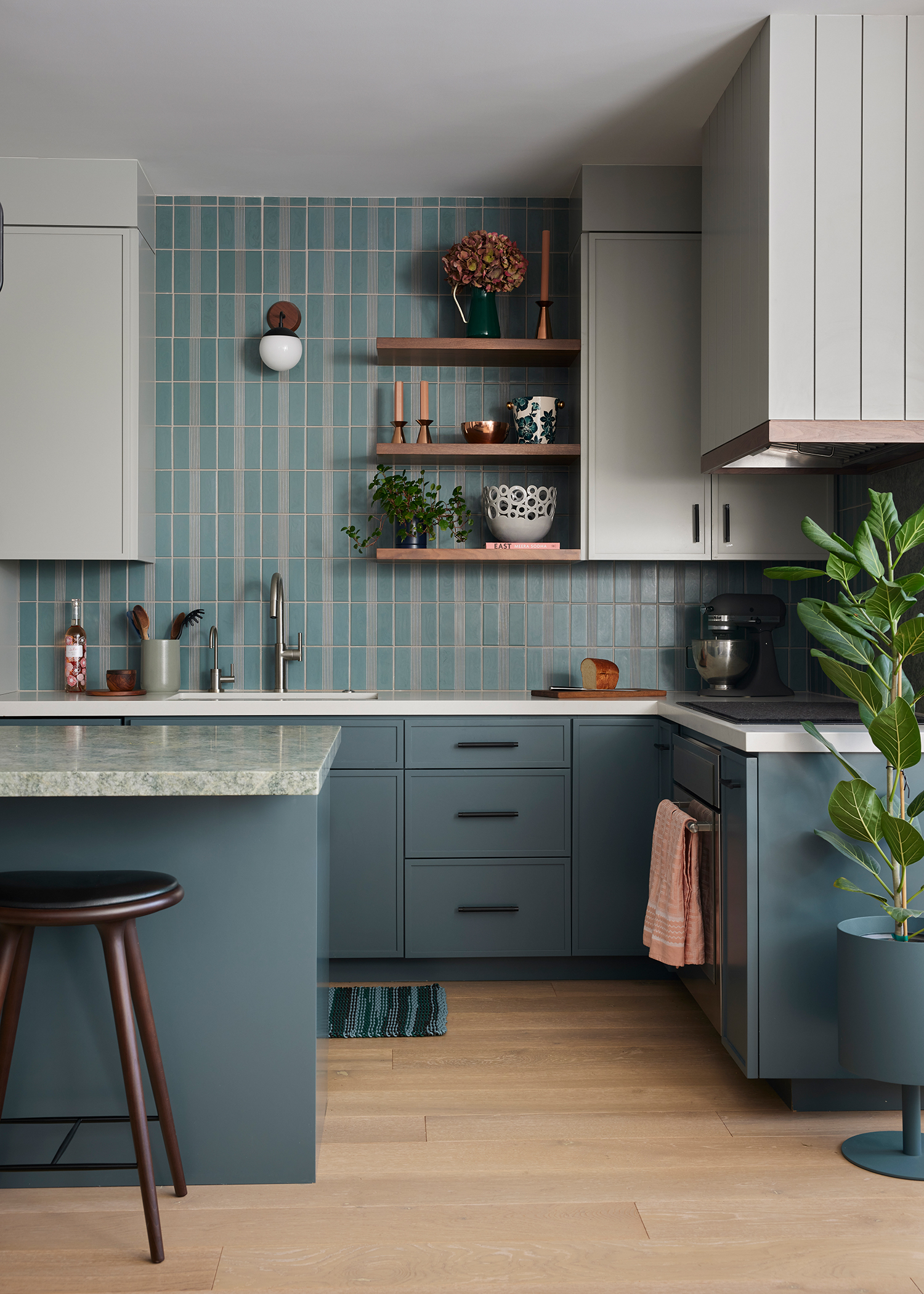 Kitchen Tile in Mission Condo by Jeannie Fraise