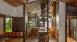 Kitchen View in Seattle House by SHED