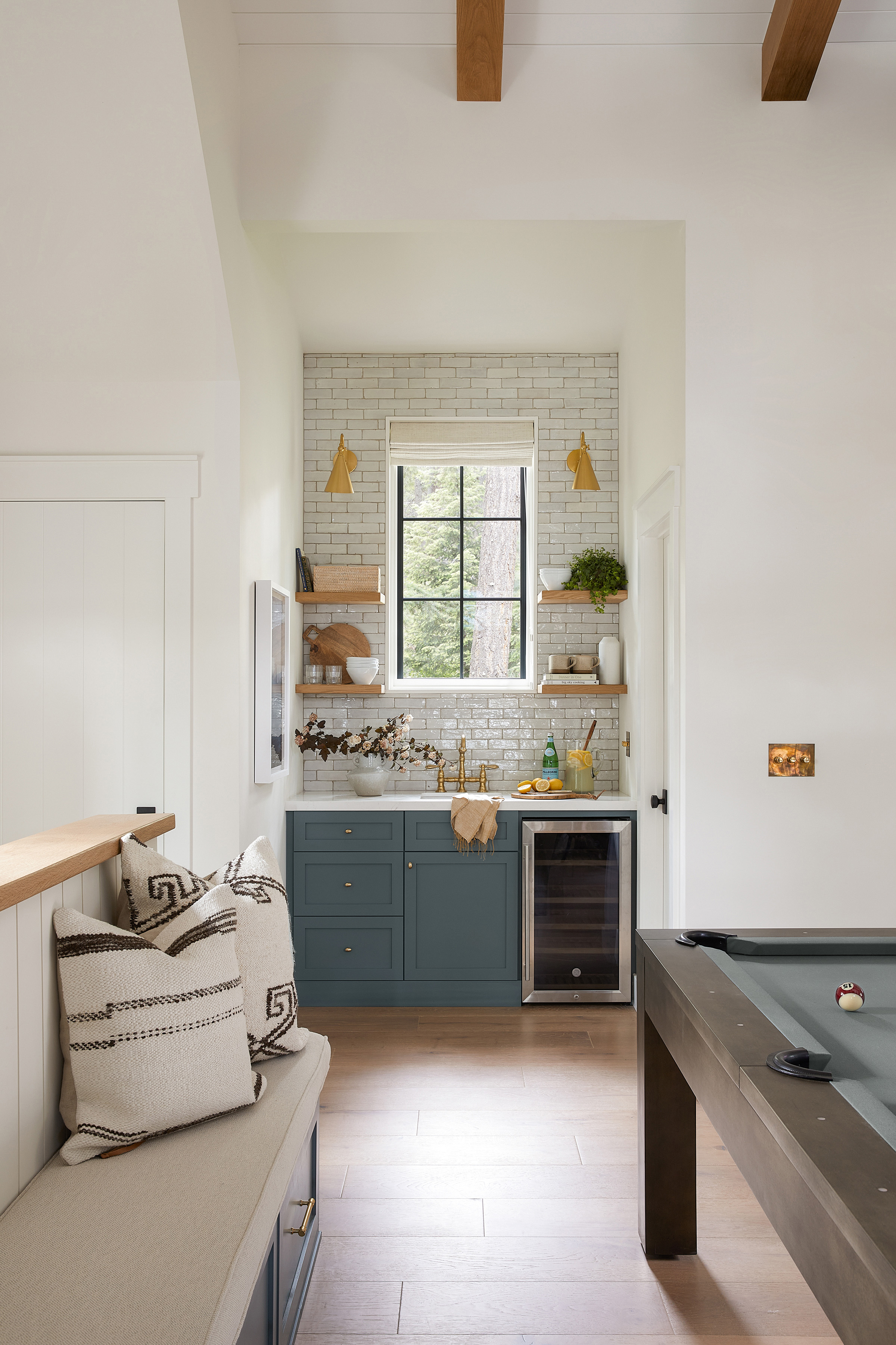 Kitchenette in Montana Boathouse by Adrian Dagli Interior Wanderer