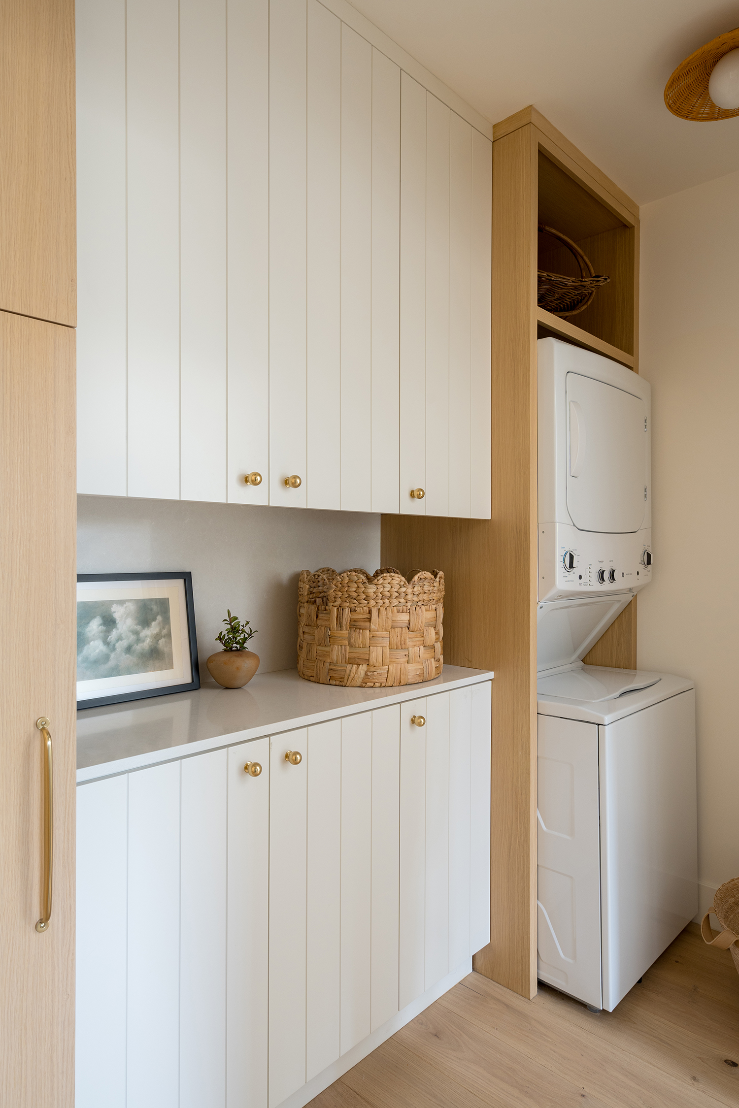 Laundry Area in Palos Verdes ADU by Salthouse Collective