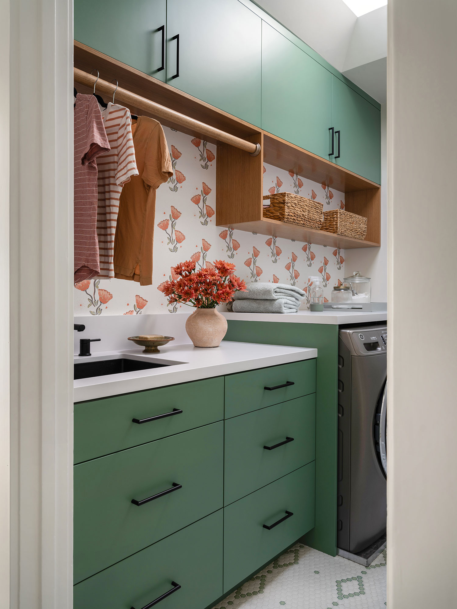 Laundry Room in Cole Valley Craftsman by Rachel Selding